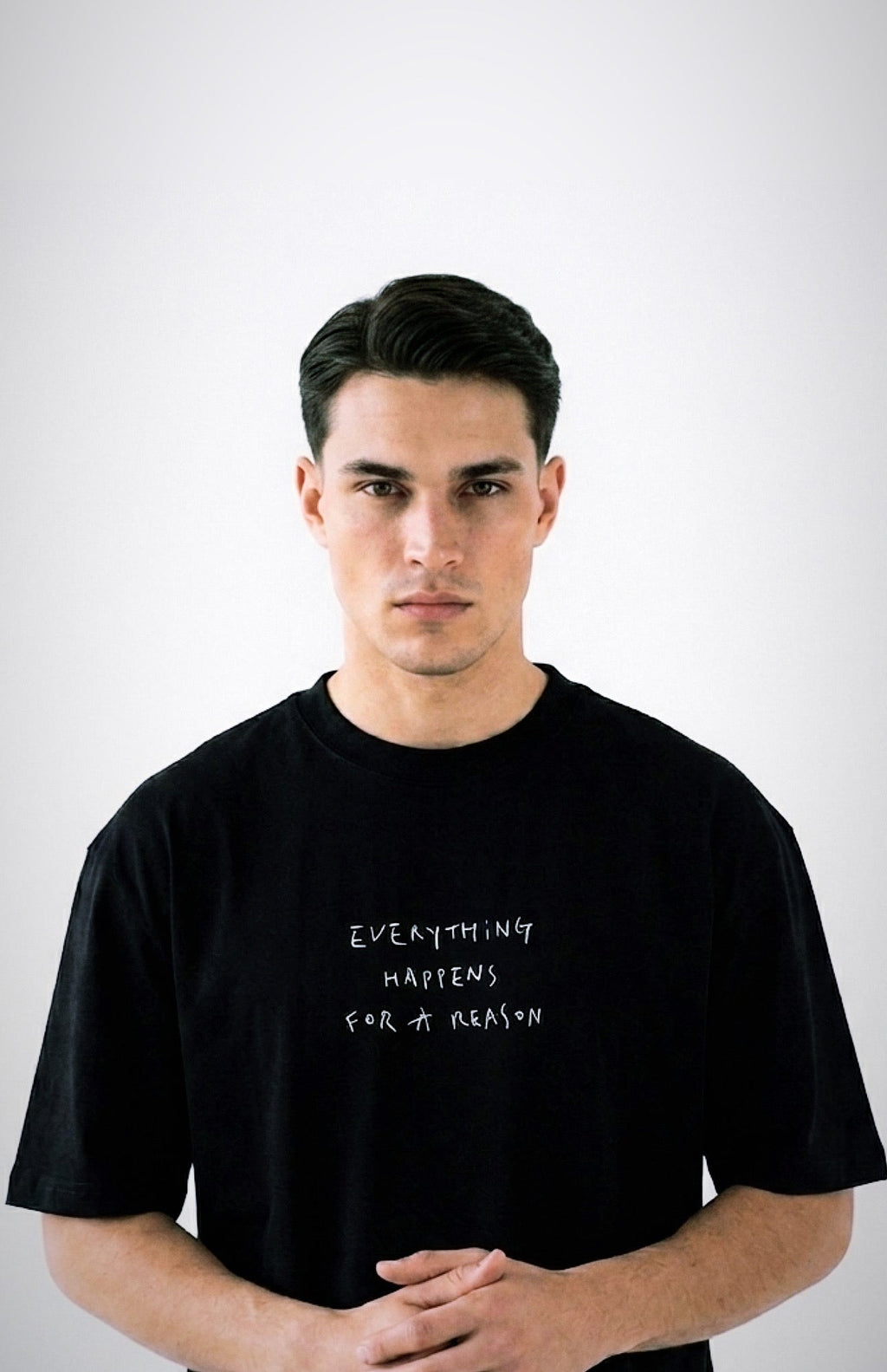 Everything black summer t-shirt - b3