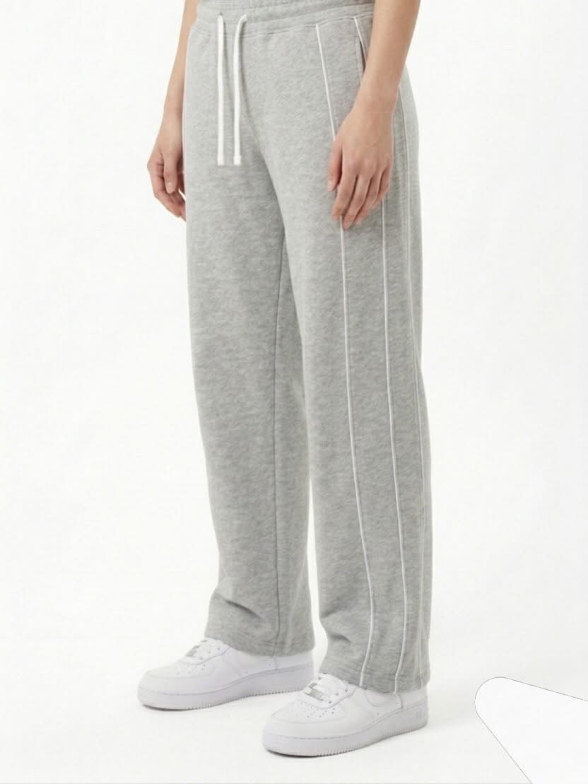 KARIBU SWEATPANTS - GRAY\WHITE STRIPES