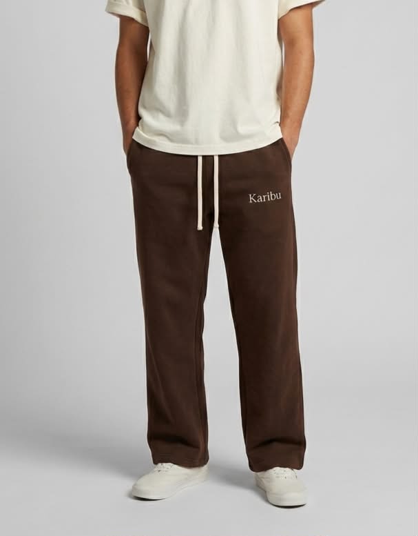 KARIBU SWEATPANTS - BROWN